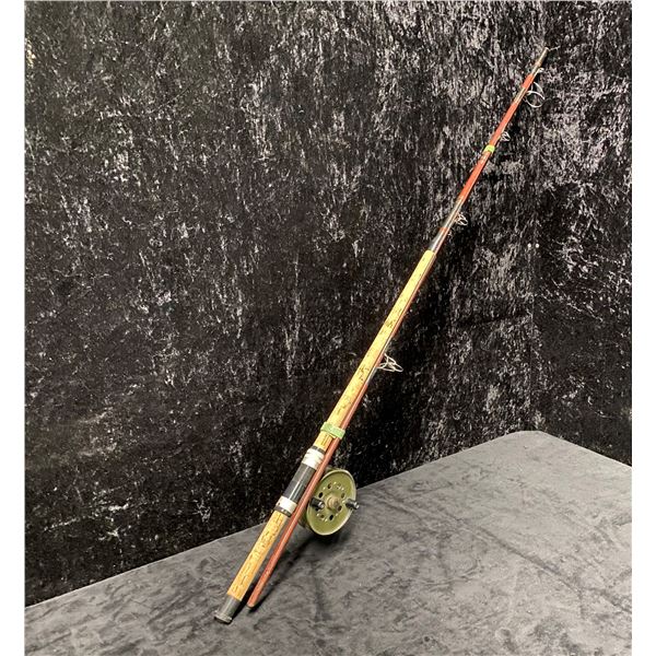 Daiwa Baltic 8ft salmon rod w/ strike right centre pin salmon reel