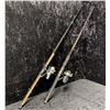 Image 2 : Two heavy duty spinning rods - Daiwa samurai rod w/ quantum SX reel & Zepco Rhino rod w/ Daiwa 406A 