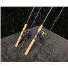 Image 1 : Two light action spinning rods - Berkley lightning w/ Mitchell 204S reel & Schimano w/ Ryobi reel