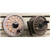 Image 1 : 2 fly reels - Shakespeare beaulite england & lochmor-x 300 designed by Daiwa