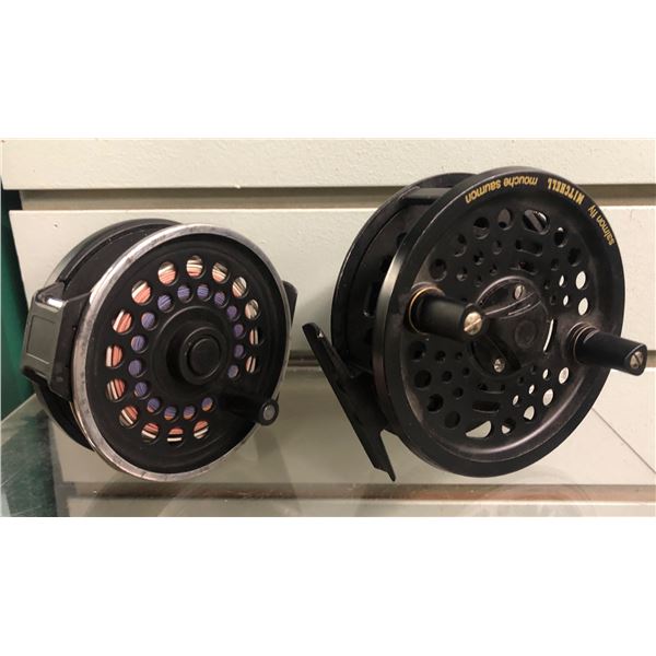 2 fly reels - Abu Garcia diplomat 2788 & Mitchell 762 salmon fly