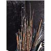 Image 1 : Large black bin filled w/ assorted fishing rods (for parts or repair only)