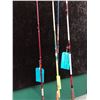 Image 3 : Group of 4 assorted halibut/trolling rods complete with level wind reels