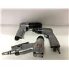 Image 1 : Three assorted pneumatic tools - quarter inch air impact & 2 drills