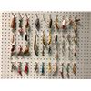 Image 1 : Approx. 34 vintage fishing lures - minnows/ flat fish