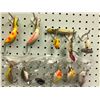 Image 2 : Approx. 32 assorted vintage fishing lures - some wooden/ minnows/ mos