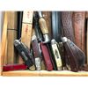 Image 2 : Box of approx. 24 assorted fillet knives/ hunting knives & pocket knives