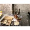 Image 1 : Group of collectible vintage items - map measurer/ 1960's Miles pedometer/ compass wrist watch & ass