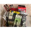 Image 2 : Box of assorted new fishing related accessories - rod rack/ digital scale/ spool tool etc.