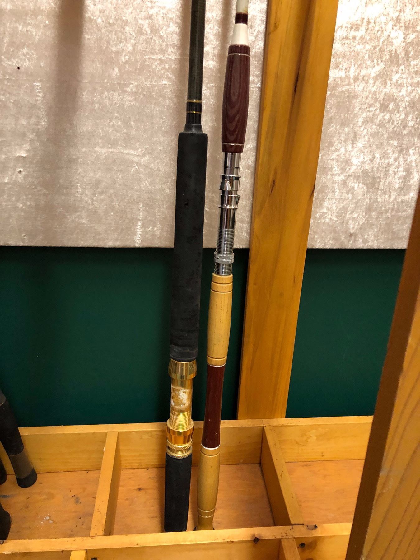 2 Halibut/trolling rods - True Temper
