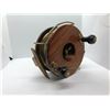 Image 2 : Antique wood & brass salmon trolling reel Made by N.Lupkoski Victoria BC