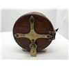 Image 3 : Antique wood & brass 3 1/2in small salmon trolling reel Made in England Pat. No. 13388/85