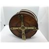 Image 3 : Antique wood & brass 6in salmon trolling reel Made in England