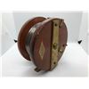 Image 2 : Vintage Peetz wood & brass 5in model 1500 trolling reel w/ original box