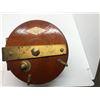 Image 3 : Vintage Peetz wood & brass 5in model 1500 trolling reel w/ original box