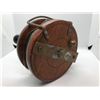 Image 2 : Vintage Peetz wood & brass 5in model 1500 trolling reel w/ original box