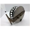 Image 2 : Early 1900's aluminum w/ brass Seajecta MII center-pin fishing reel Made in England