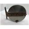 Image 3 : Early 1900's aluminum w/ brass Seajecta MII center-pin fishing reel Made in England