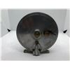 Image 3 : Early 1900's aluminum w/ brass crafted center-pin fishing reel (no makers marks)