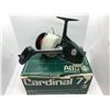 Image 4 : Vintage ABU Sweden "Cardinal 77" No. 3 spinning reel w/ original box (NOS)