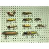 Image 1 : Group of 10 early to mid 1900's wooden fishing lures