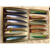 Image 1 : Group of 12 assorted salmon fishing plugs