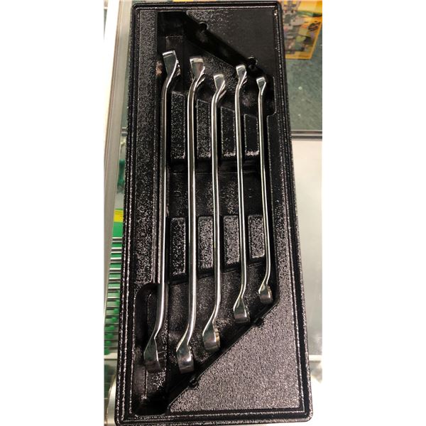 Snap-on 5pc. 12 pt. metric flank drive off-set box wrench set