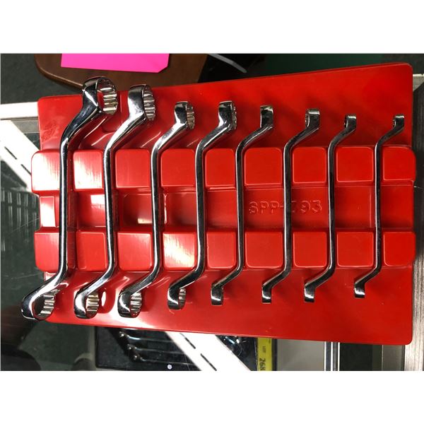 Snap-on 8 pc. off-set 12 pt. combination wrench set (imperial)