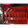 Image 2 : Snap-on 8 pc. off-set 12 pt. combination wrench set (imperial)