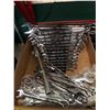 Image 1 : Approx. 30 pcs. Gray combination wrenches & ratchets (imperial up to 1 & 1 3/4in)