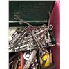 Image 2 : Box of assorted tools/ wrenches/ sockets/ screw drivers etc. (assorted brands)