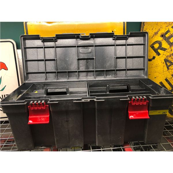 Large Rubbermaid storage box