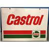 Image 1 : Castrol double sided porcelain over metal advertisement sign (approx. 32in x 23 3/4in)