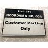 Image 3 : Three metal street signs Dundee Securities Corporation/ Noordam & Co./ Blackline Asphalt Sales Inc.