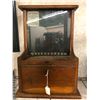 Image 1 : Little Dream Gum wooden penny drop trade stimulator machine circa. 1890's - 1920's (approx. 20in tal