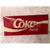 Image 1 : Plexiglass Enjoy Coke Coca Cola advertisement sign (approx. 27in x 12in)