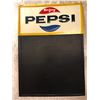 Image 1 : 1950's/60's Enjoy Pepsi advertisement sign board (approx. 19in x 27in)