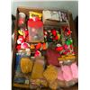 Image 2 : Two boxes of assorted fisherman's tackle - spin & glows/ wool/ lead shot/ swivels etc.