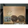 Image 2 : Wooden box filled w/ assorted fly fisherman's flies - mostly bucktails & dry flies