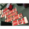 Image 1 : Seven vintage Coca Cola cardboard roll-out banners (approx. 400ft of banners)