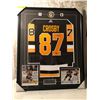 Image 2 : Framed Sidney Crosby #87 Pittsburgh Penguins signed jersey & photo display piece - comes w/ COA 42.5