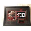 Image 1 : Framed Patrick Roy Montreal Canadians signed NHL collector's set - certificate on back 21.5in x 28in