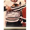 Image 2 : Framed Bobby Hull "The Golden Jet" Chicago Black Hawks 1957-1980 H.O.F. 1983 signed NHL collector's