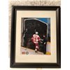 Image 1 : Framed Steve Yzerman signed NHL collector's piece 16in x 13in