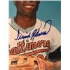 Image 2 : Framed Frank Robinson Baltimore Orioles signed collector's piece - certificate on back