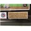 Image 2 : Framed Toronto Blue Jays Jose Bautista 3-run home run collector's piece
