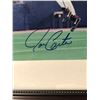 Image 2 : Framed Joe Carter signed collector's piece - certificate on back