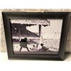 Image 1 : Framed Yogi Berra New York Yankees tagging out Granny Hammer 1950 World Series Game 4 collector's pi