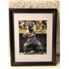 Image 1 : Framed Jose Canseco #33 Oakland Authentics signed collector's piece - certificate on back