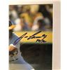 Image 2 : Framed Jose Canseco #33 Oakland Authentics signed collector's piece - certificate on back